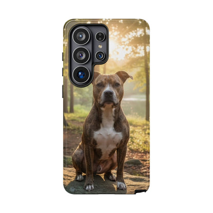 Pit Bull Phone Case – Dog Portrait Tough Case (iPhone, Samsung, Pixel)