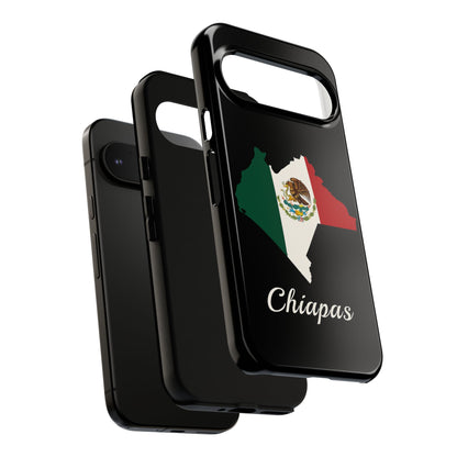 Chiapas Mexico Flag Map Phone Case | Mexican American Pride Tough Case for iPhone & Samsung