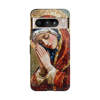 Virgin Mary Phone Case, Catholic Phone Case, Christian Aesthetic Case, Religious iPhone Case, Saint Art Case, Faith Gift