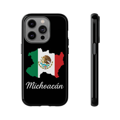 Michoacán Mexico Flag Map Phone Case | Mexican American Pride Tough Case for iPhone & Samsung