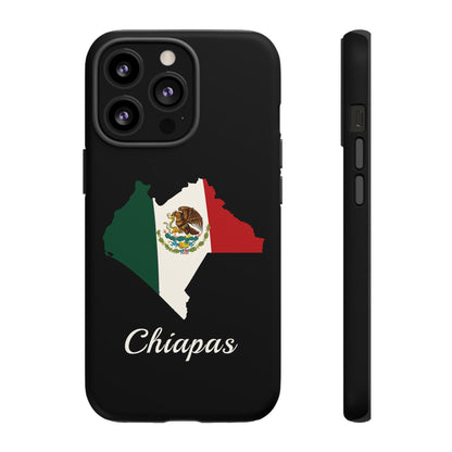 Chiapas Mexico Flag Map Phone Case | Mexican American Pride Tough Case for iPhone & Samsung