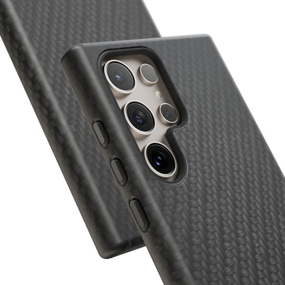 Carbon Fiber Inspired Phone Case – Rugged Slim Protective Tech Case for iPhone & Samsung