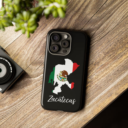 Zacatecas Mexico Flag Map Phone Case | Mexican American Pride Tough Case for iPhone & Samsung
