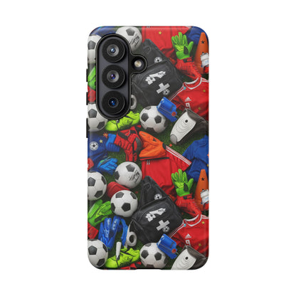 Soccer Ball Pattern Phone Case – Sports Fan Tough Protective Game Day Case