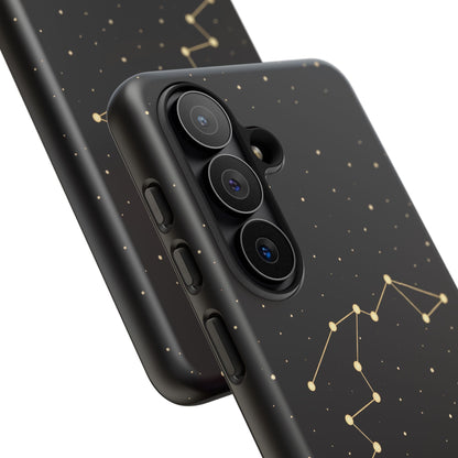 Aquarius Zodiac Constellation Phone Case – Luxe Gold Celestial Cover