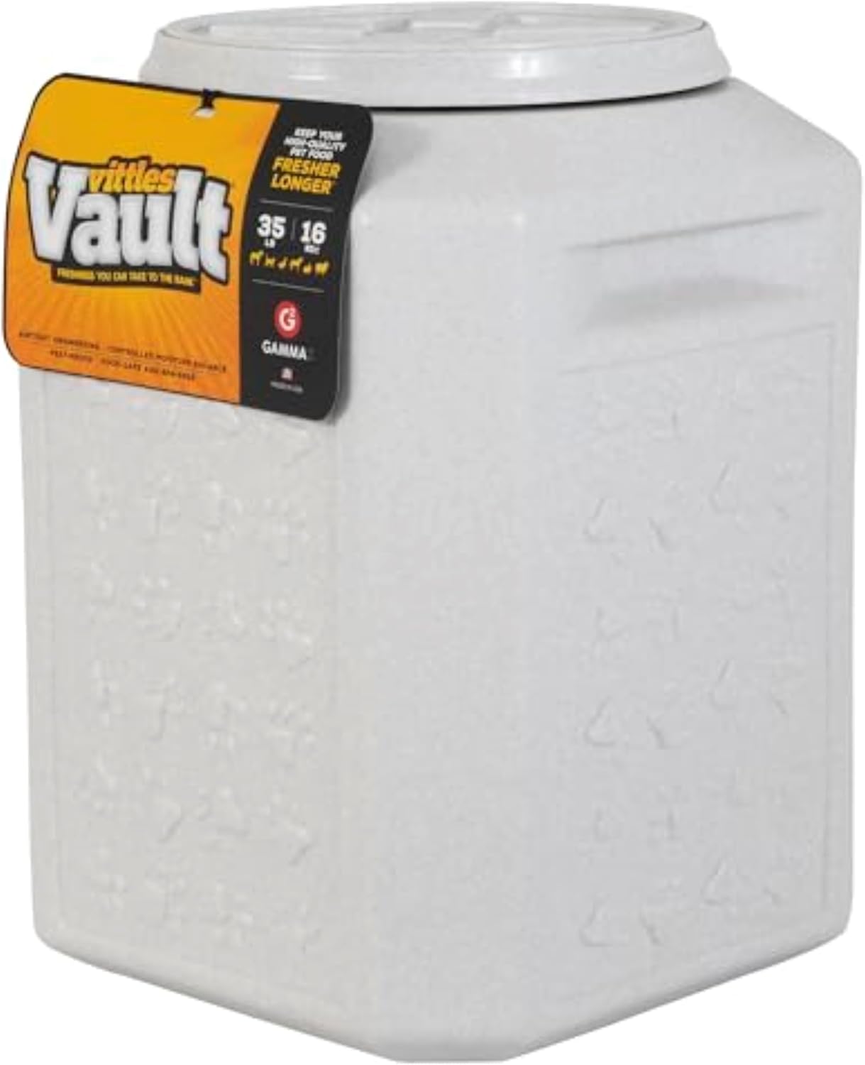 Vittles Vault Pet Food Storage Containers - Sealed Dog and Cat Food Storage Container, Fits up to 80Lbs, Made in the USA - [14"L X 28"H]