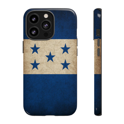 Honduras Flag Phone Case | Vintage Honduran Flag iPhone & Samsung Tough Protective Case