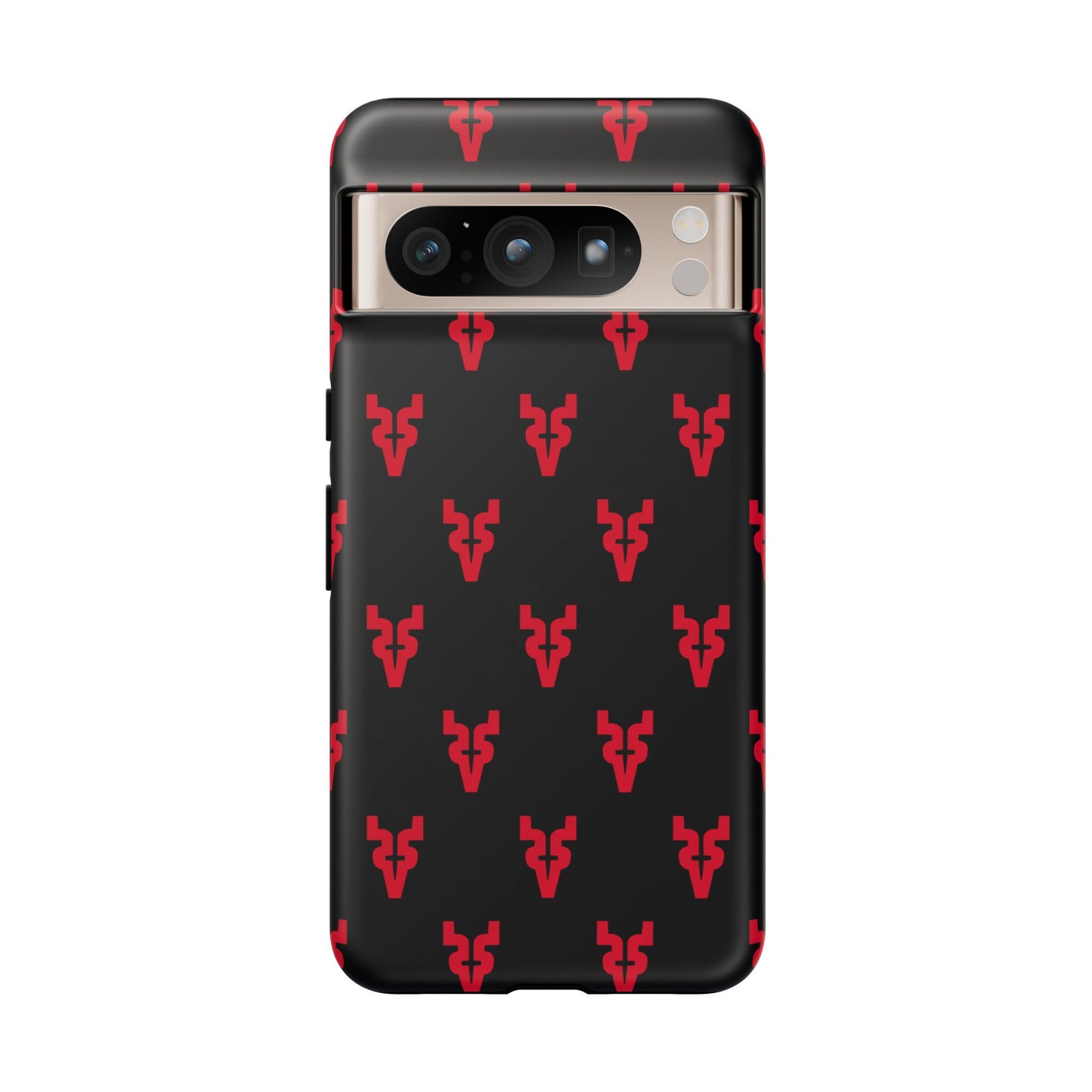 Mazatlán Bull Phone Case – Black Red Streetwear Tough Shockproof Cover