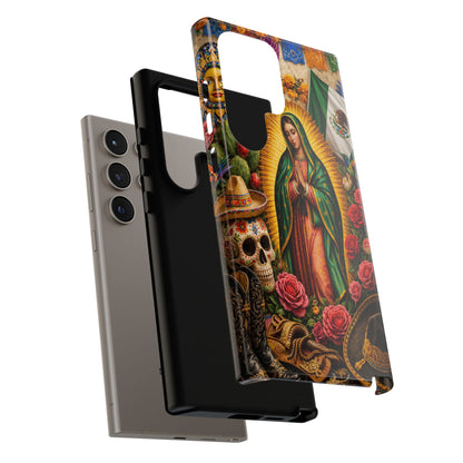 Virgen de Guadalupe Phone Case Mexican Floral iPhone Samsung Pixel Case