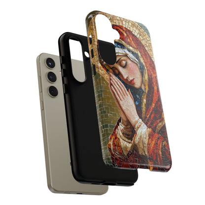 Virgin Mary Phone Case, Catholic Phone Case, Christian Aesthetic Case, Religious iPhone Case, Saint Art Case, Faith Gift