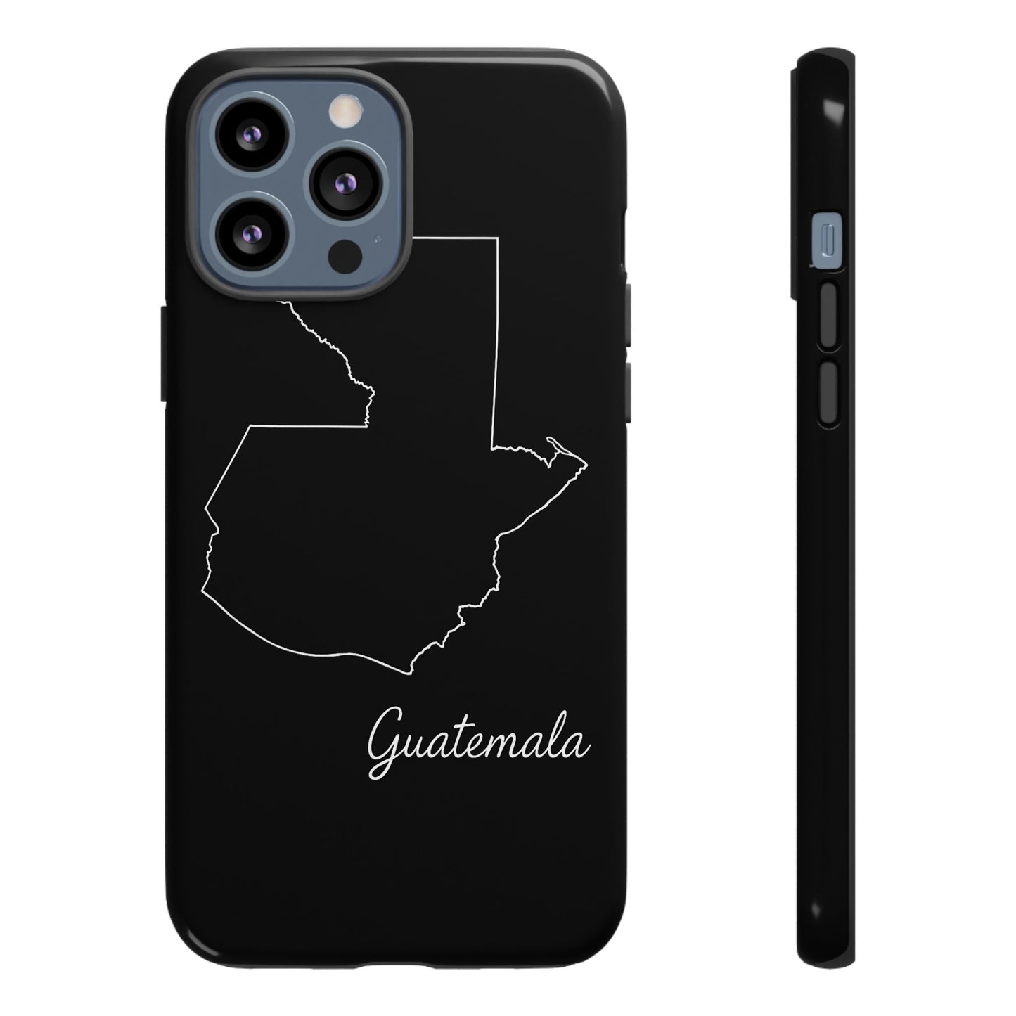 Guatemala Outline Phone Case – Minimal Country Map Tough Case (iPhone, Samsung, Pixel)