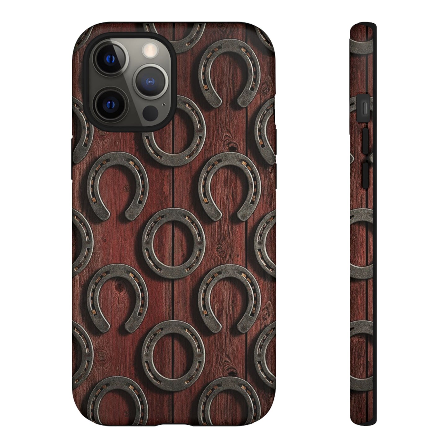 Rustic Horseshoe Western Phone Case – Cowboy Country Ranch Tough Case
