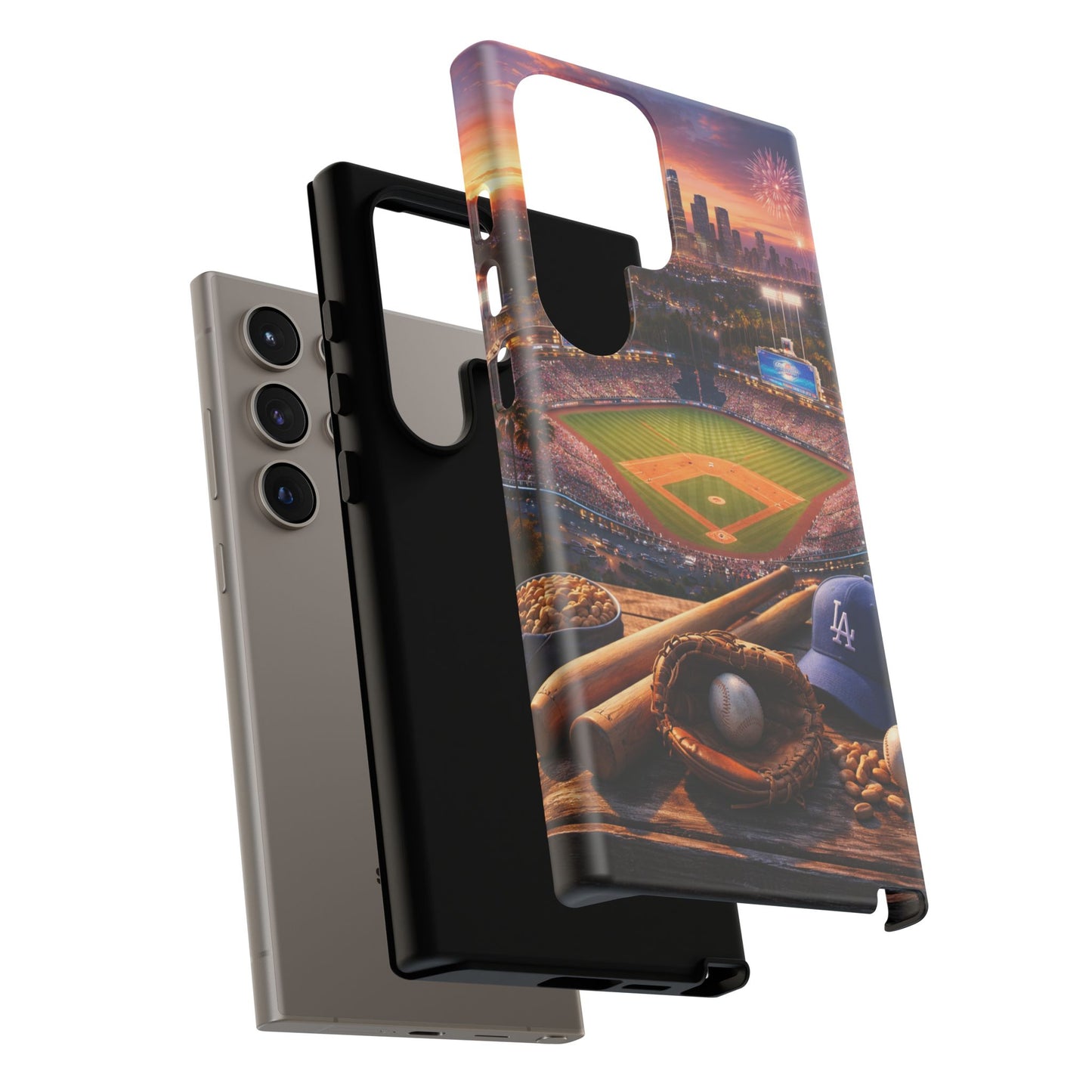 Baseball Sunset Stadium Phone Case LA Game Day Sports Aesthetic Case