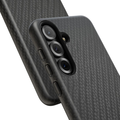 Carbon Fiber Inspired Phone Case – Rugged Slim Protective Tech Case for iPhone & Samsung