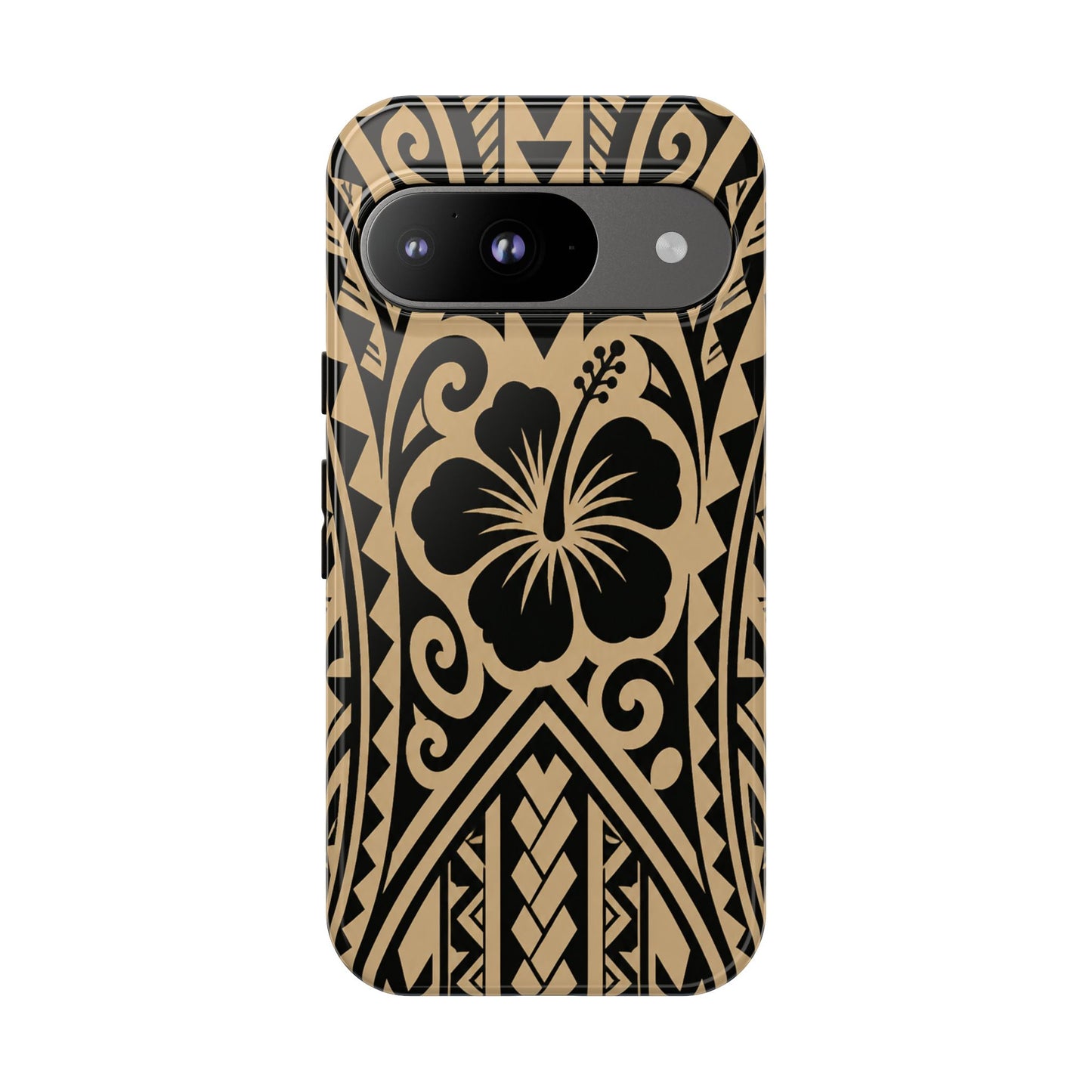 Polynesian Tribal Hawaiin Hibiscus Phone Case for iPhone Samsung Galaxy