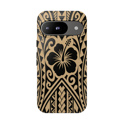 Polynesian Tribal Hawaiin Hibiscus Phone Case for iPhone Samsung Galaxy