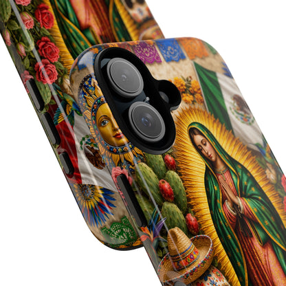 Virgen de Guadalupe Phone Case Mexican Floral iPhone Samsung Pixel Case