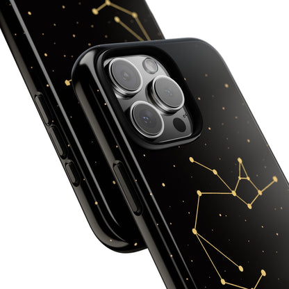 Sagittarius Zodiac Constellation Phone Case – Luxe Gold Celestial Cover