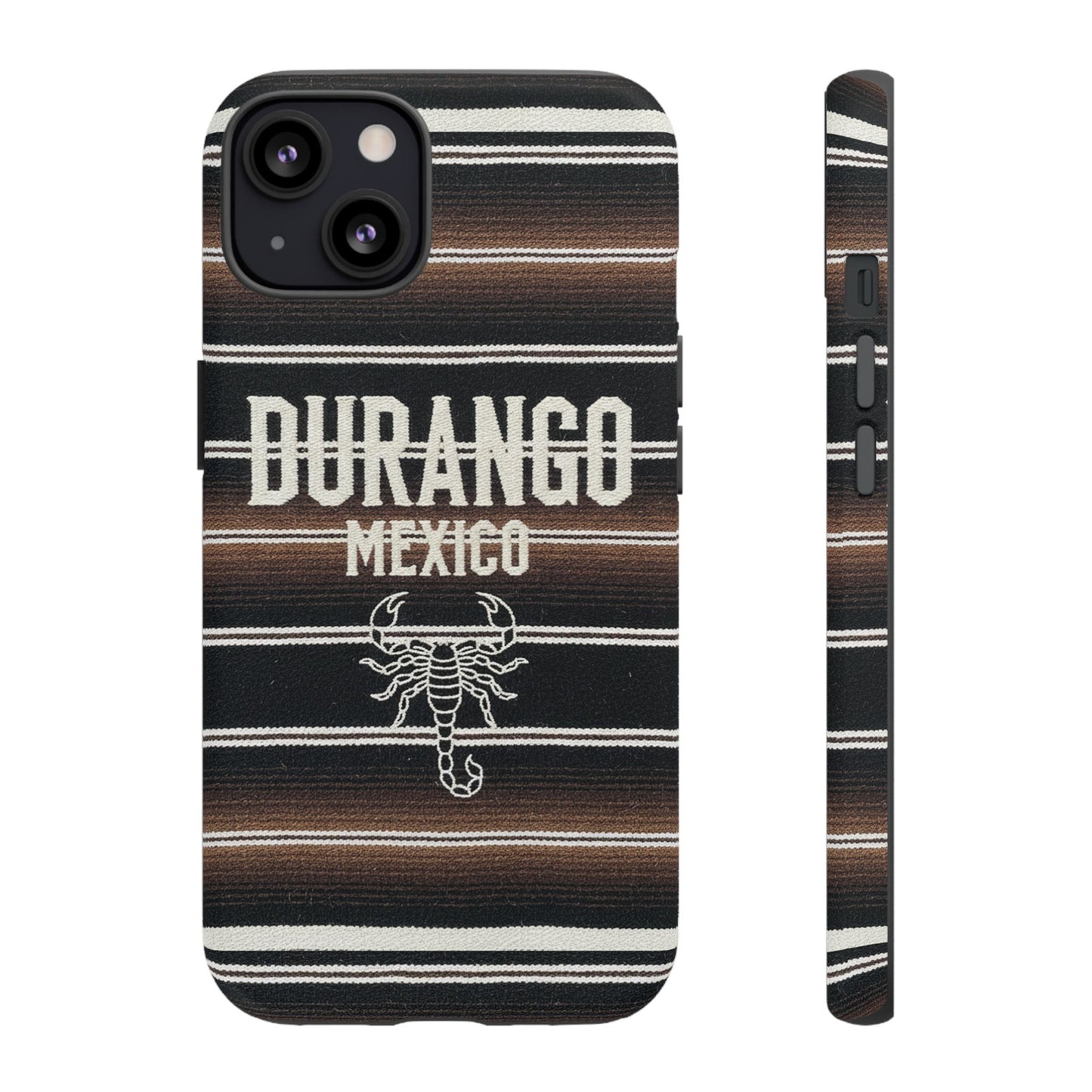 Durango Mexico Phone Case | Serape Scorpion Western Design | Mexican Heritage Tough Case for iPhone & Samsung
