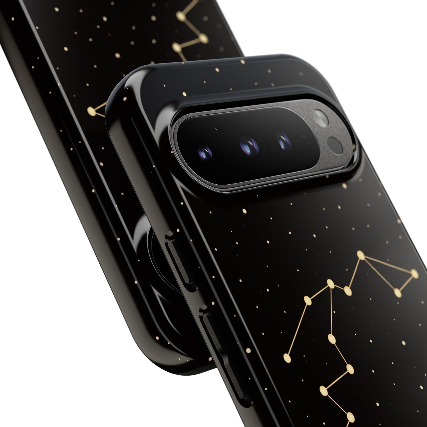 Aquarius Zodiac Constellation Phone Case – Luxe Gold Celestial Cover