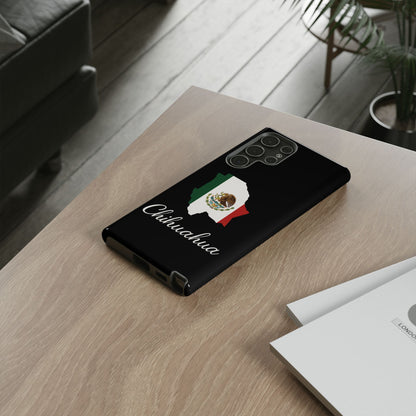 Chihuahua Mexico Flag Map Phone Case | Mexican American Pride Tough Case for iPhone & Samsung