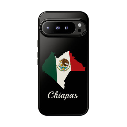 Chiapas Mexico Flag Map Phone Case | Mexican American Pride Tough Case for iPhone & Samsung