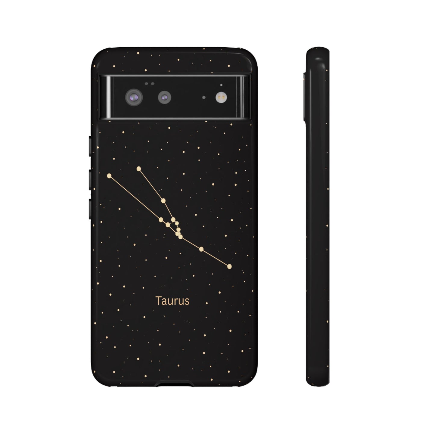 Taurus Zodiac Constellation Phone Case – Luxe Gold Celestial Cover