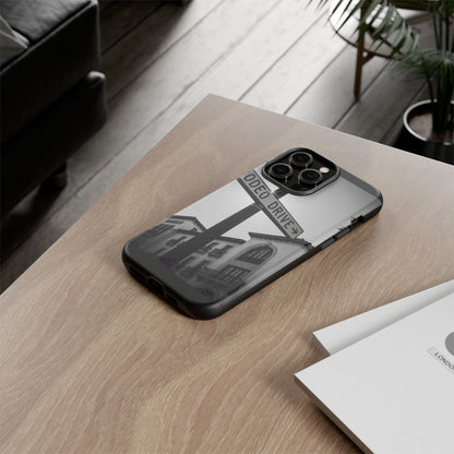 Rodeo Drive Phone Case | Los Angeles Aesthetic Black & White Photography | Luxury LA Street Tough Case for iPhone & Samsung