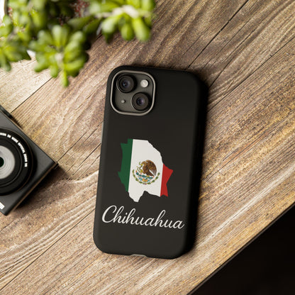 Chihuahua Mexico Flag Map Phone Case | Mexican American Pride Tough Case for iPhone & Samsung
