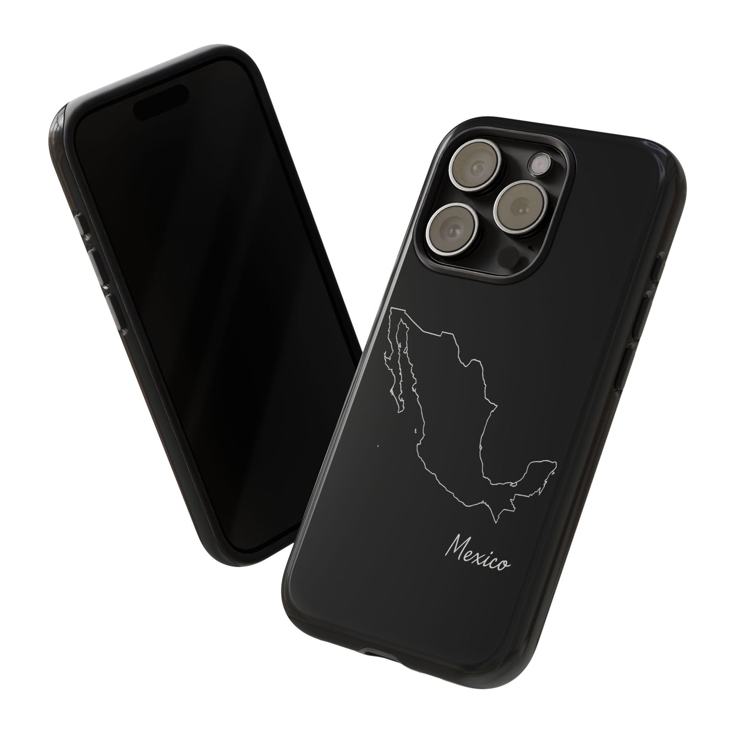 Mexico Outline Phone Case – Minimal Country Map Tough Case (iPhone, Samsung, Pixel)