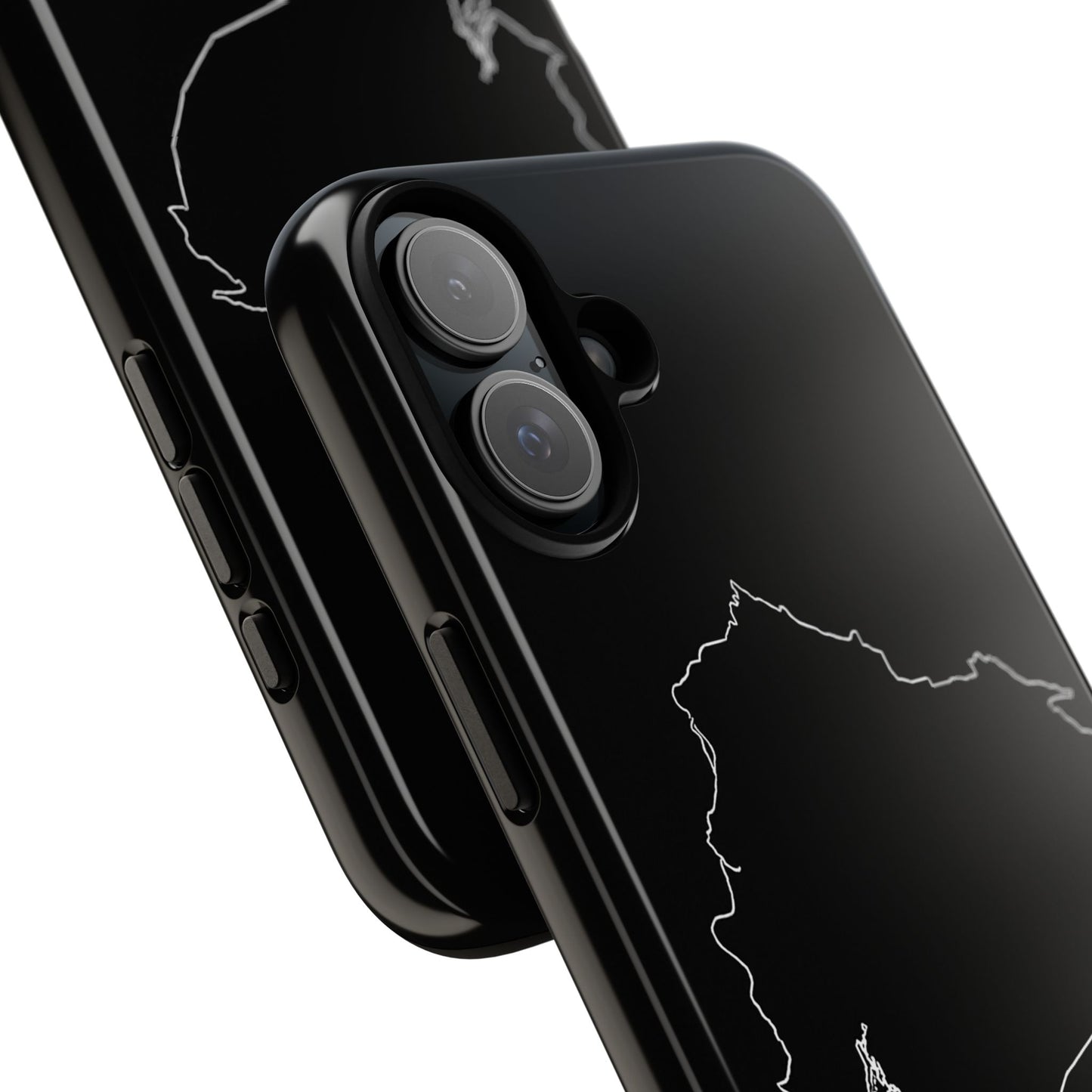 Ecuador Outline Phone Case – Minimal Country Map Tough Case (iPhone, Samsung, Pixel)