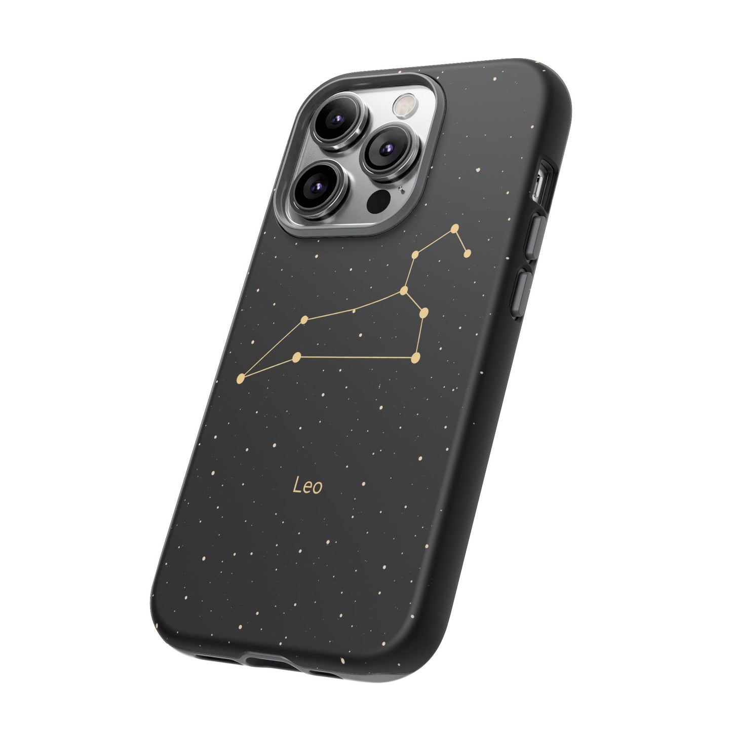 Leo Zodiac Constellation Phone Case – Luxe Gold Celestial Cover