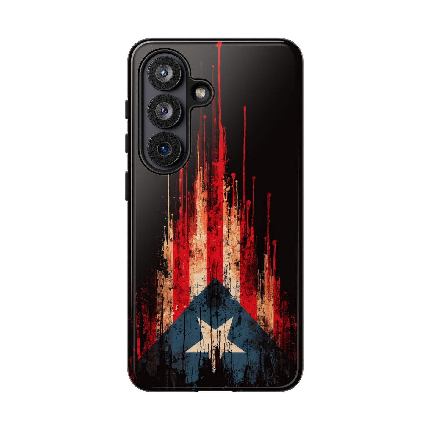 Puerto Rico Flag Phone Case | Distressed Puerto Rican Flag Tough Case | Boricua Pride Protective iPhone Samsung Cover
