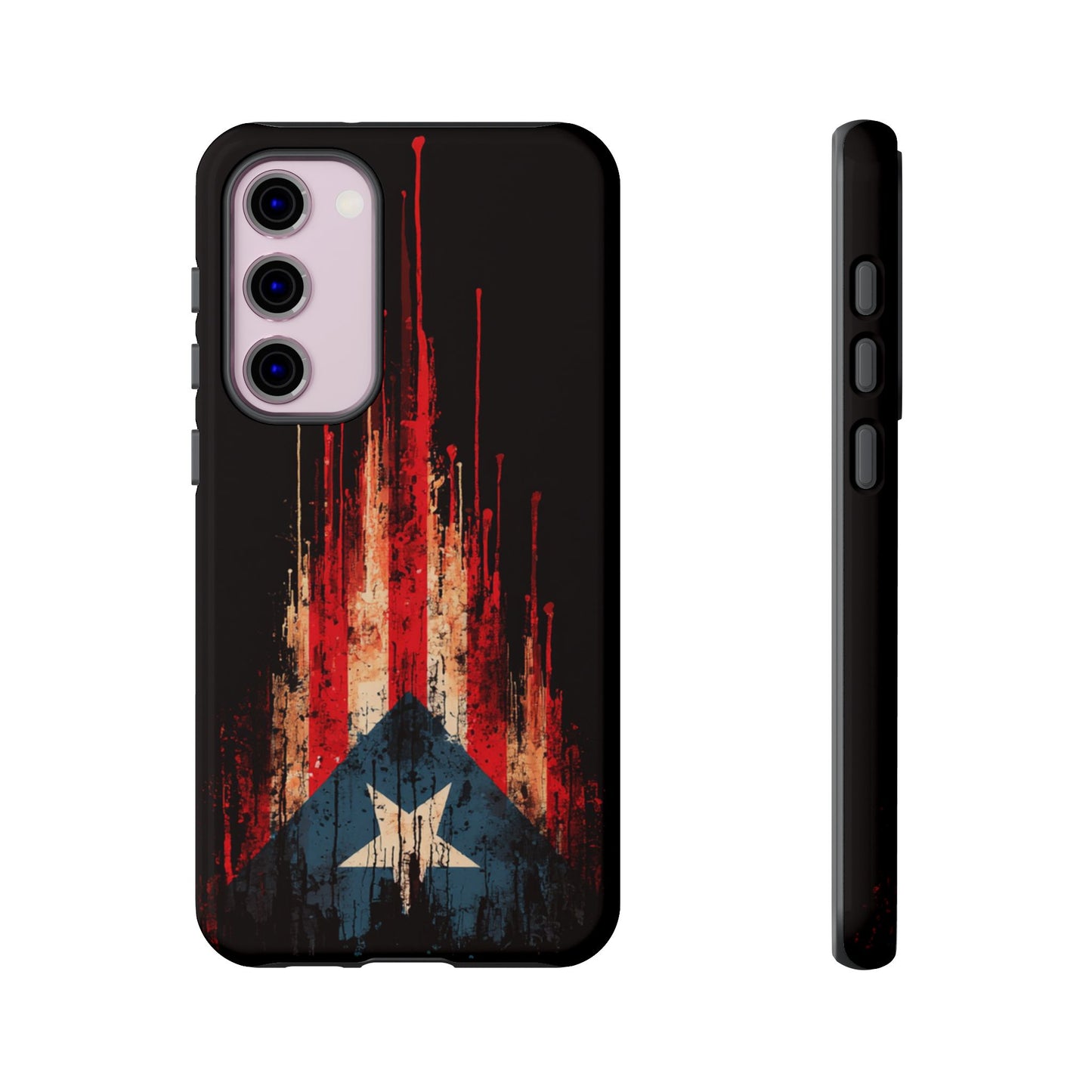 Puerto Rico Flag Phone Case | Distressed Puerto Rican Flag Tough Case | Boricua Pride Protective iPhone Samsung Cover