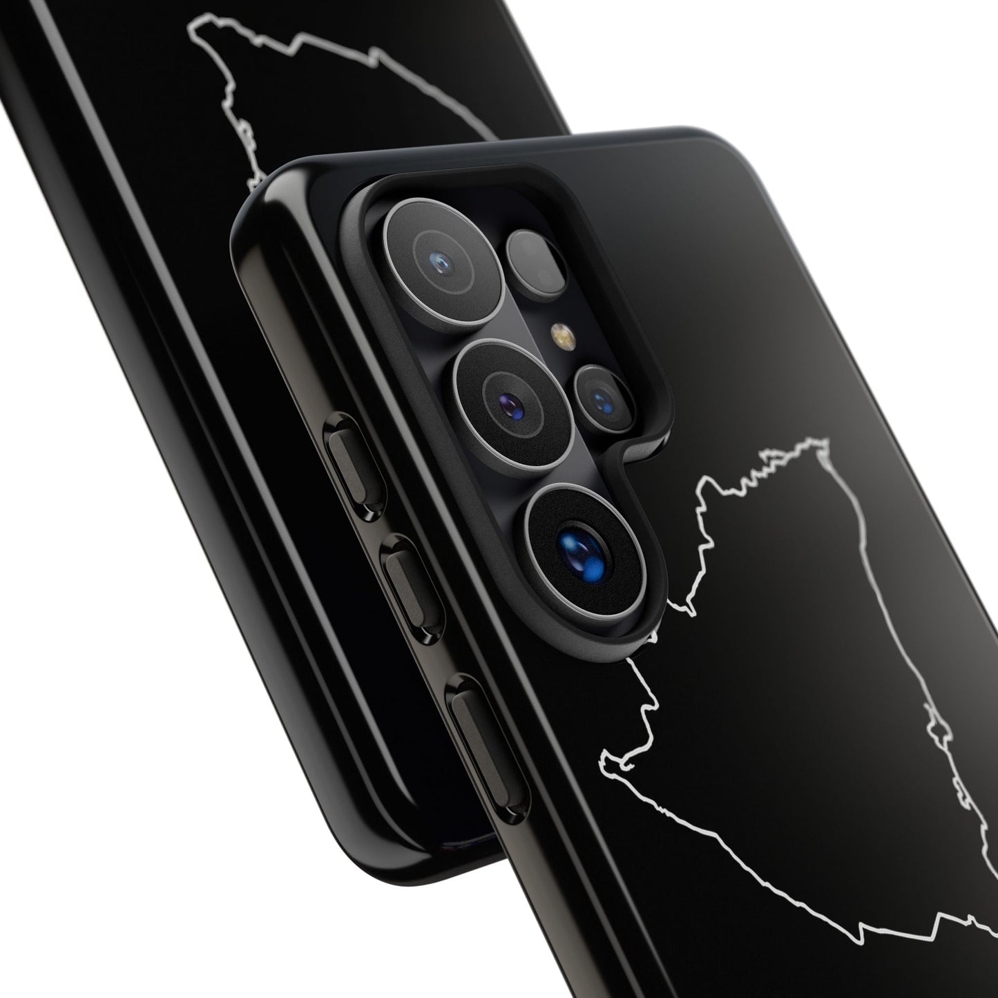 Nicaragua Outline Phone Case – Minimal Country Map Tough Case (iPhone, Samsung, Pixel)