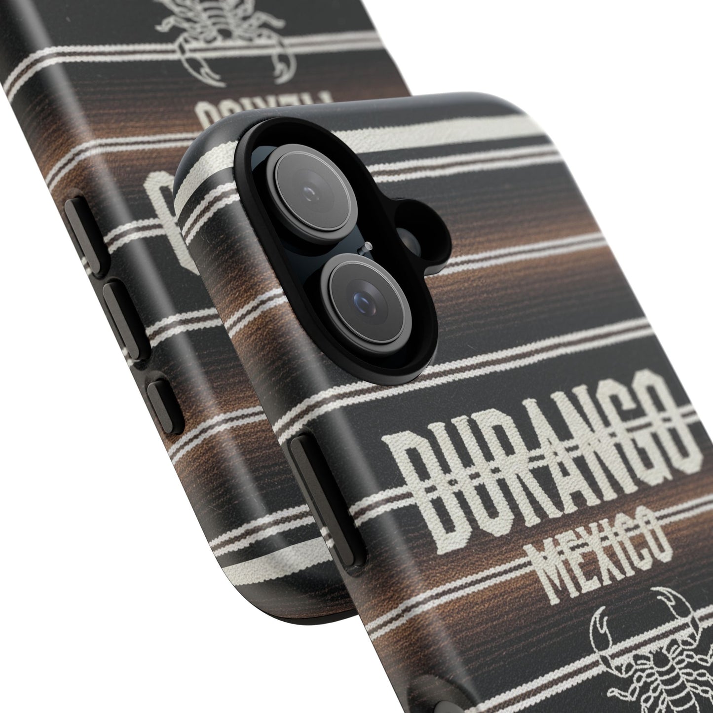 Durango Mexico Phone Case | Serape Scorpion Western Design | Mexican Heritage Tough Case for iPhone & Samsung