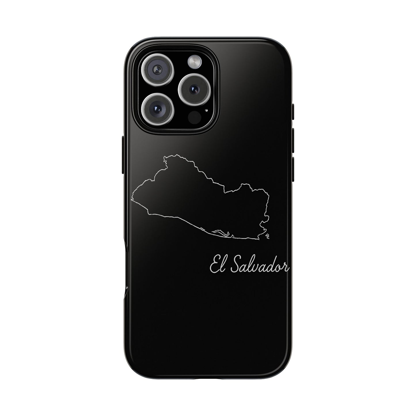 El Salvador Outline Phone Case – Minimal Country Map Tough Case (iPhone, Samsung, Pixel)