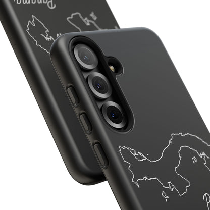 Panama Outline Phone Case – Minimal Country Map Tough Case (iPhone, Samsung, Pixel)