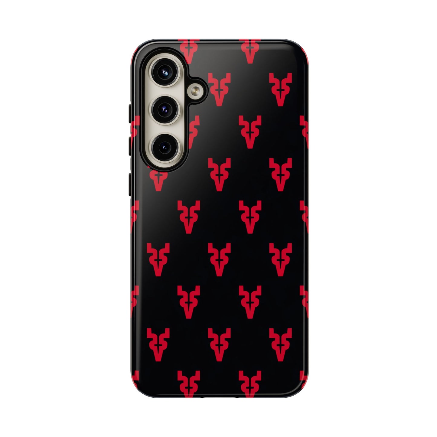 Mazatlán Bull Phone Case – Black Red Streetwear Tough Shockproof Cover