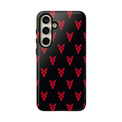 Mazatlán Bull Phone Case – Black Red Streetwear Tough Shockproof Cover