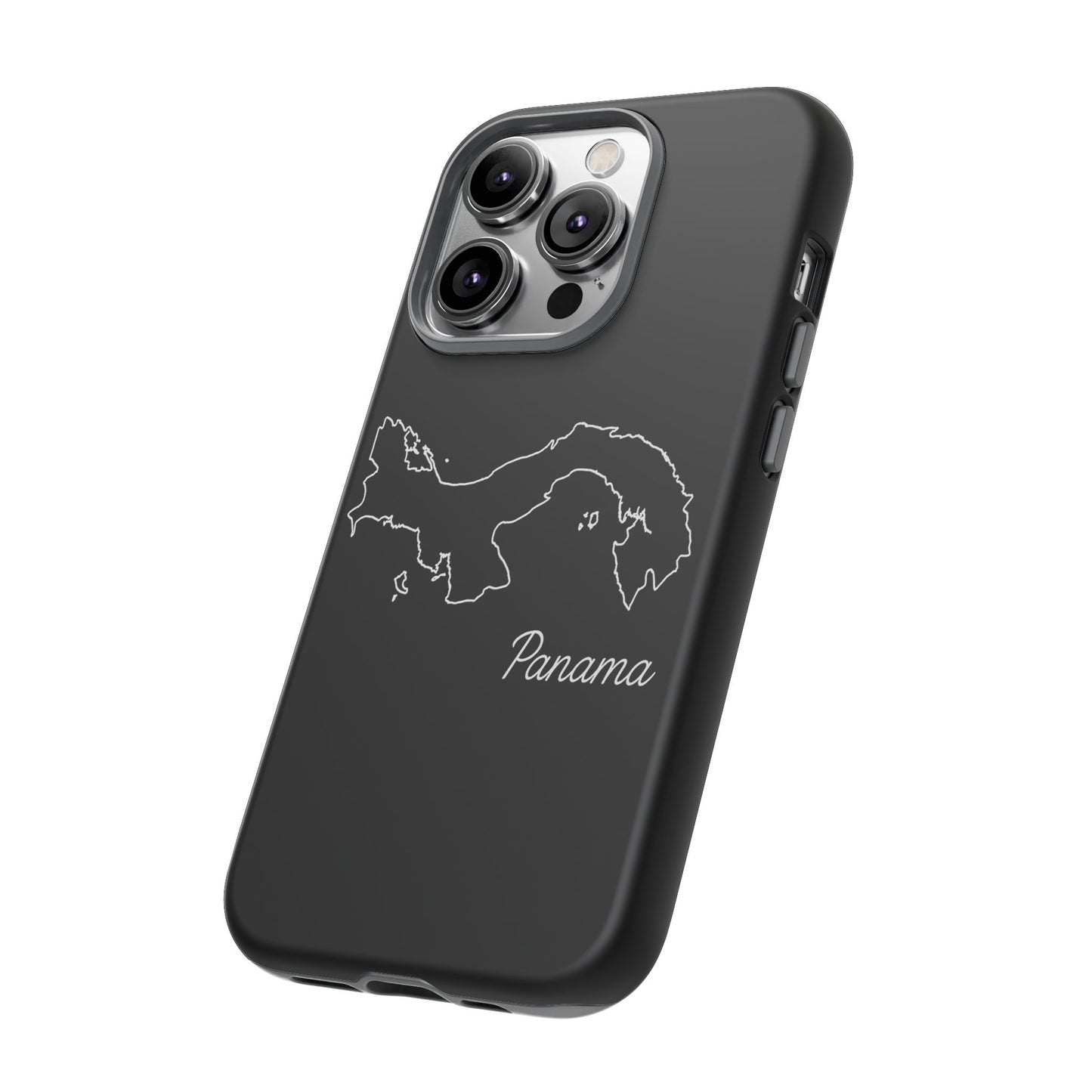 Panama Outline Phone Case – Minimal Country Map Tough Case (iPhone, Samsung, Pixel)