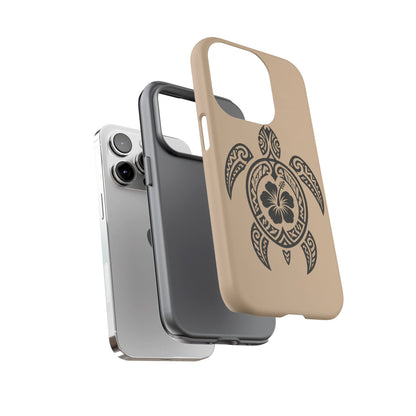 Polynesian Turtle Phone Case | Hawaiian Beach Tough Cover