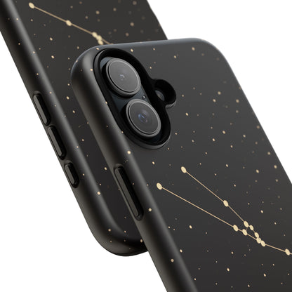 Taurus Zodiac Constellation Phone Case – Luxe Gold Celestial Cover