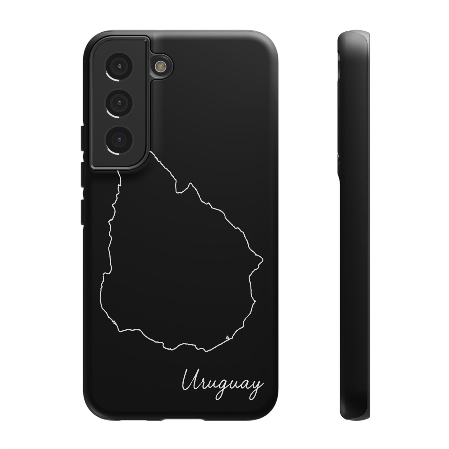 Uruguay Outline Phone Case – Minimal Country Map Tough Case (iPhone, Samsung, Pixel)