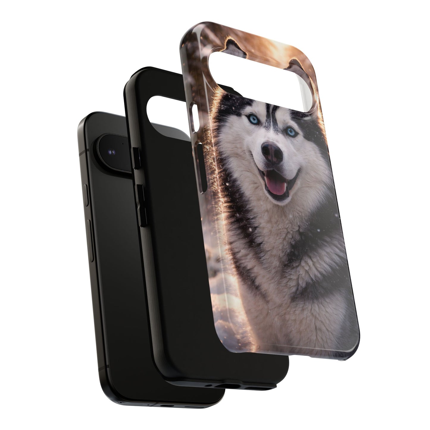 Siberian Husky Tough Phone Case | Blue Eyes Dog Cover Protective iPhone Case