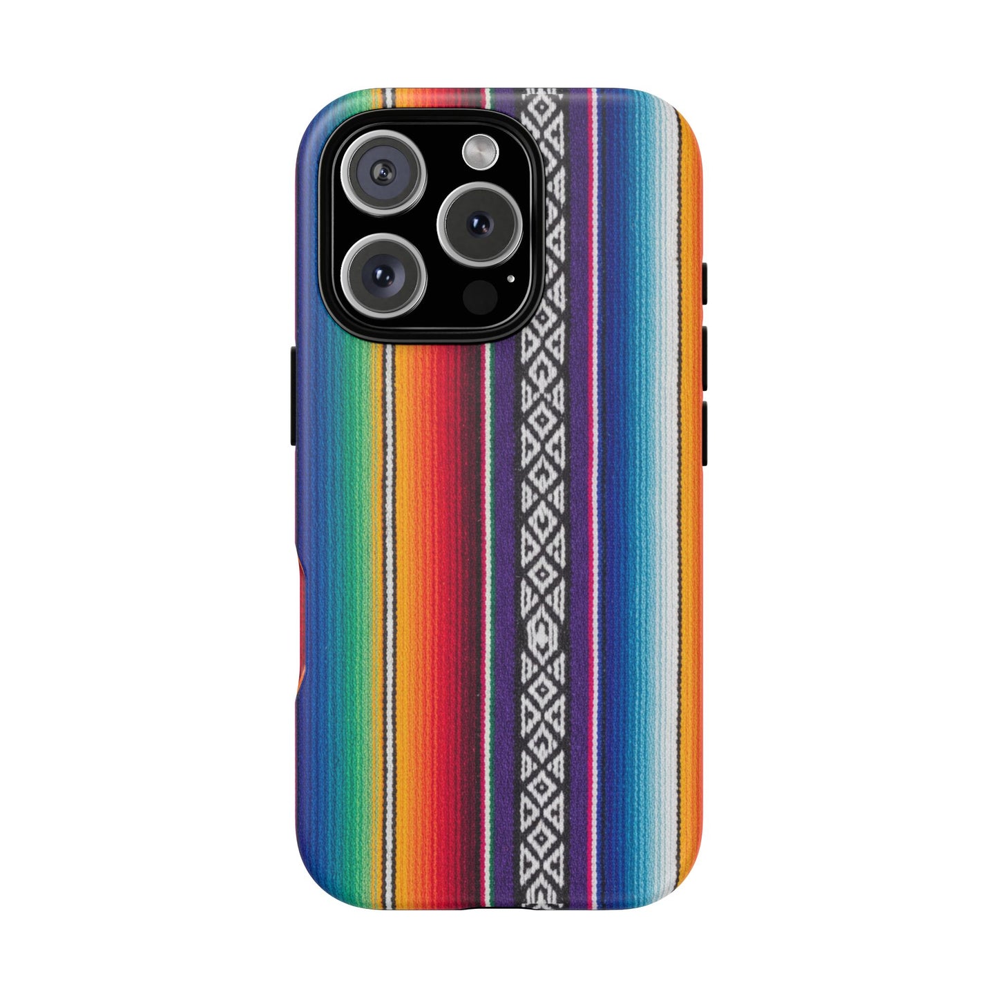 Serape Stripe Phone Case – Colorful Mexican Blanket Pattern Tough Case