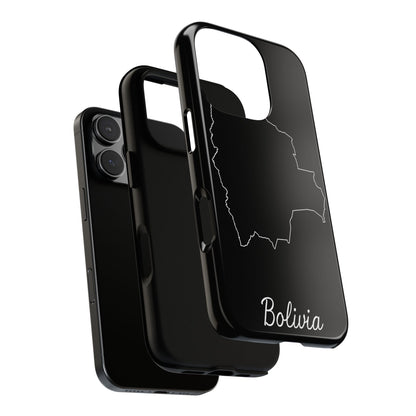 Bolivia Outline Phone Case – Minimal Country Map Tough Cover