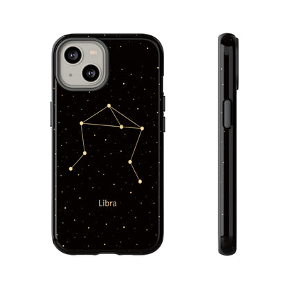 Libra Zodiac Constellation Phone Case – Luxe Gold Celestial Cover