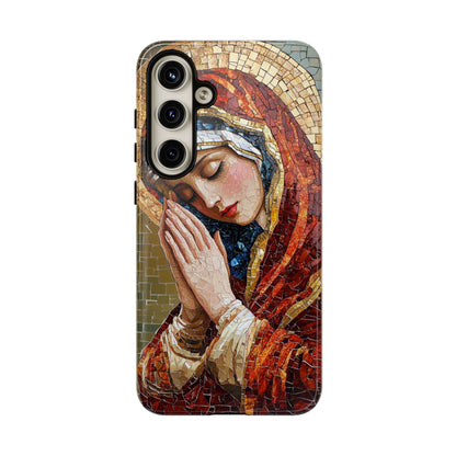 Virgin Mary Phone Case, Catholic Phone Case, Christian Aesthetic Case, Religious iPhone Case, Saint Art Case, Faith Gift