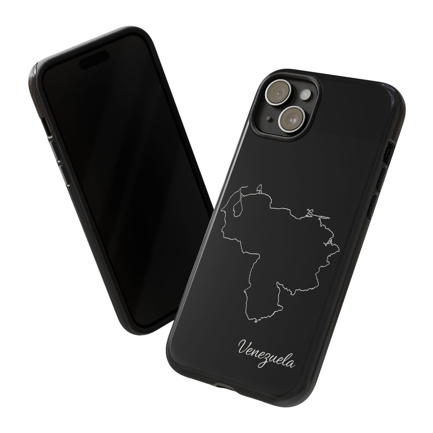 Venezuela Outline Phone Case – Minimal Country Map Tough Case (iPhone, Samsung, Pixel)